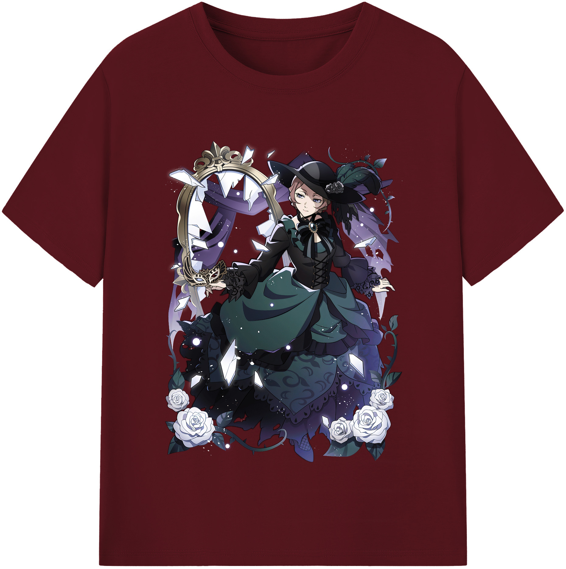（画像用） 文豪ストレイドッグス Bungo Stray Dogs 綿100％半袖Tシャツ（フロントプリント）